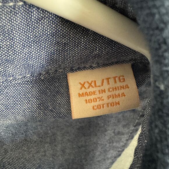 Tommy Bahama Relax Pima Cotton Striped Polo Shirt US Men's XXL - Picture 3 of 6